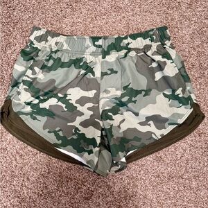 Athletic Works Green and Gray Performance Shorts